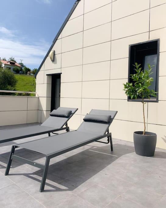 Atico Con Esplendida Terraza Leilighet Comillas Eksteriør bilde